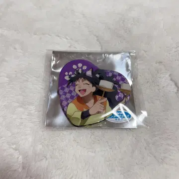 닌자 타마 란타로 난자 타운 하트형 캔뱃지 쿠쿠치 헤이소