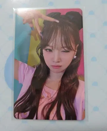 LE SSERAFIM weverse 체원 트레이딩 카드 4번째 라키드로