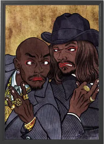 애플 범 포스터 2pac snoop A1 POSTER