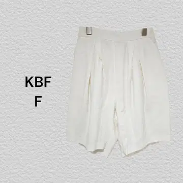KBF 숏 팬츠 사이즈 One 화이트 심플