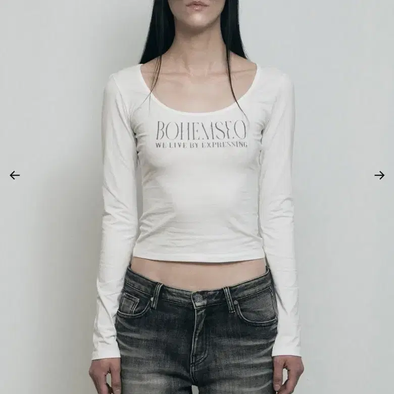 ★BOHEMIAN SEOUL★ [CROP VER] PRINTED LONG SLEEVE★関税込★ BOHEMIAN SEOUL][CROP VER] 'TRAIL OF EXTINCTION' PRINTED LONG