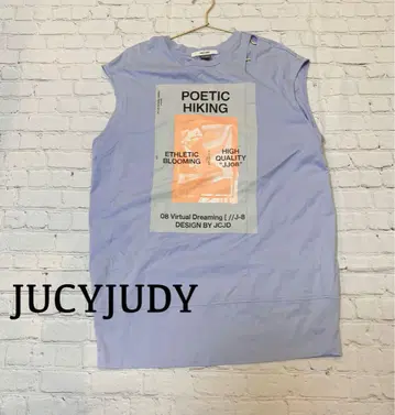 Jucy Judy(주시주디) 프린트 T셔츠 슬리브리스