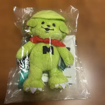 미세스 그린 애플 메멜 봉제 인형 키링 약 10cm