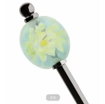 한 송이 국화와 잠자리 비녀 TheIchi wargo 카스우 공방