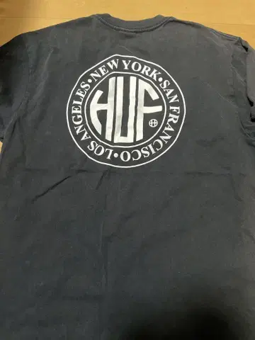 HUF 블랙 티셔츠 M