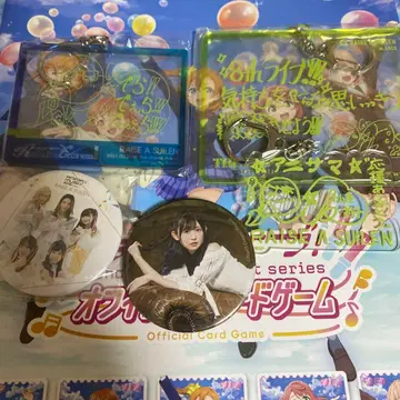 뱅드림 RAS 락 아크릴 댓글 키링 캔뱃지 세트