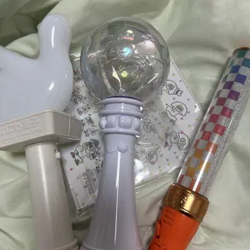 나니와단시 응원봉 킨블레이드 3개 세트 응원봉 거치대