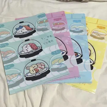 쿠라스시 치이카와 (먼작귀) 클리어 파일 컴플리트 4장 세트