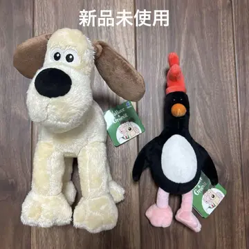 월레스와 그루미트 봉제 인형 세트