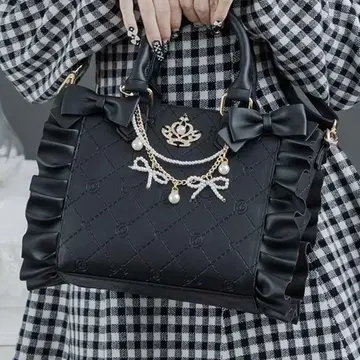 Pal elfy 모노그램 공주 이타백 블랙