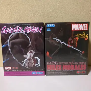 스파이더맨 프리미엄 피규어 스파이더 그웬 마일즈 모랄레스