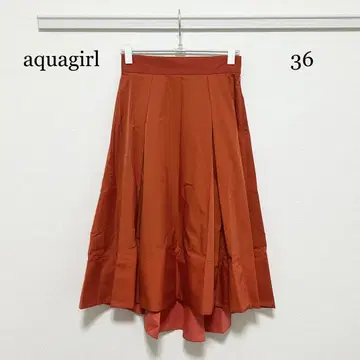 0023 aquagirl 플레어 롱 스커트 36 사이즈