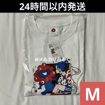 신상품 미개봉 만박 2025 미야쿠미야쿠 산레모 콜라보 티셔츠 M 화이트
