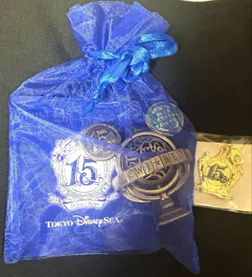 디즈니씨 15주년 위시 오너먼트 블루