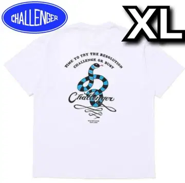 CHALLENGER 챌린저 SNAKE TEE WHITE 2025