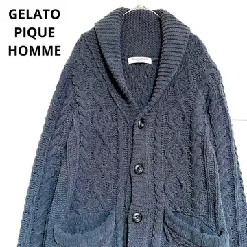 GELATO PIQUE HOMME 피케 가디건 그레이 남성용 M