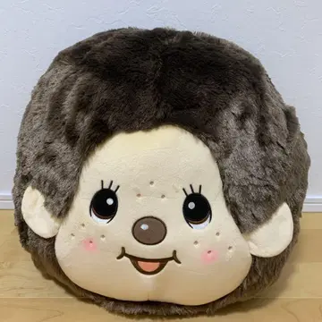 몬치치 페이스 BIG 봉제 인형 쿠션 미사용 새상품
