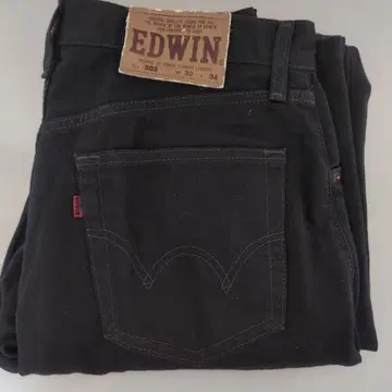 EDWIN 503 Regular W32 L34 블랙