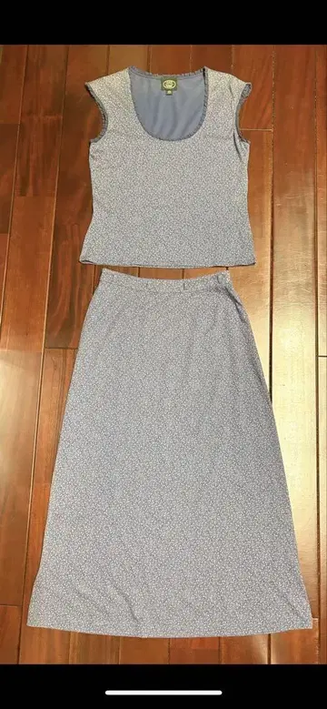 Laura Ashley 셋업 상의 및 롱 스커트 M