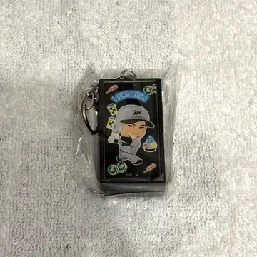 지바 롯데 마린스 가챠 후지와라 키링