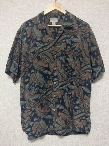80s Banana Republic 하와이안 셔츠 빈티지