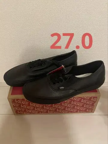 반스 오리지널 스니커즈 블랙 27.0cm