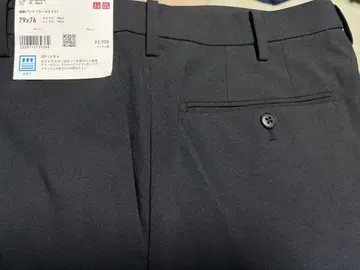 미사용 새상품 감동 팬츠 울라이크 유니클로 블랙 79x76