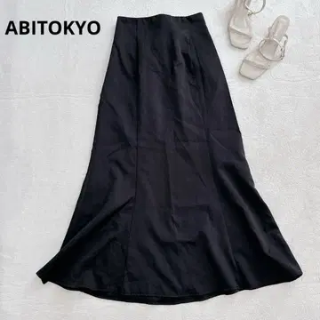 ABITOKYO 백 레이스업 머메이드 스커트 블랙 M 사이즈
