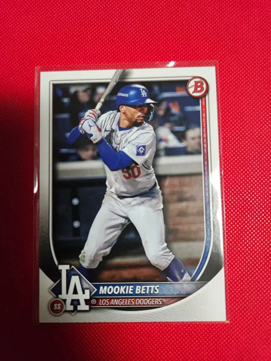 다저스)무키 베츠 2025 Bowman base 카드