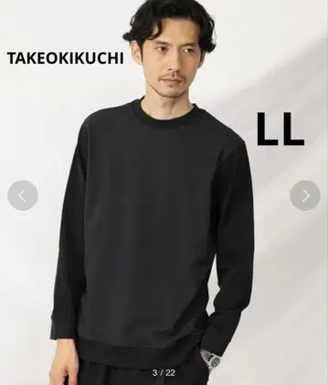 새상품 TAKEOKIKUCHI 울 블렌드 축구 저리 티셔츠 LL