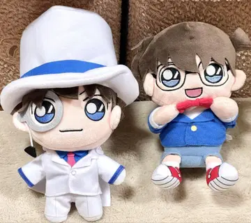 괴도 키드와 코난 봉제인형 세트