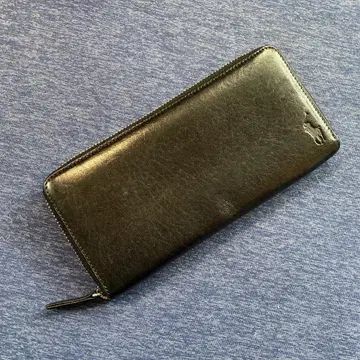 Polo Ralph Lauren 블랙 가죽 장지갑
