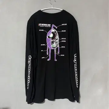 TOY MACHINE 토이 머신 롱 T 블랙 L