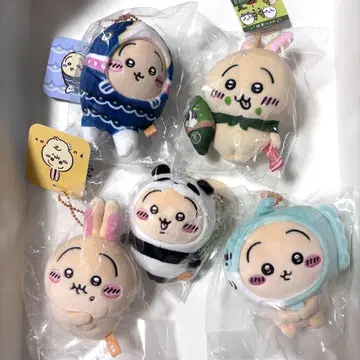 치이카와 토끼 5종 만보 PUN 말차 소프트 팬더 코이노보리