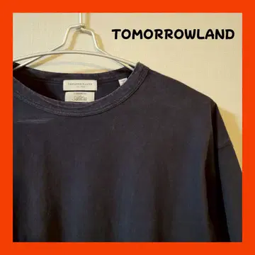 TOMORROWLAND 블랙 크루넥 반팔 티셔츠