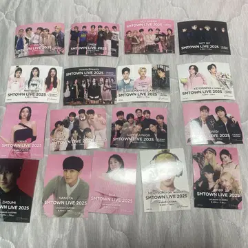 SM TOWN LIVE 2025 라라포트 라조나 스티커 17장