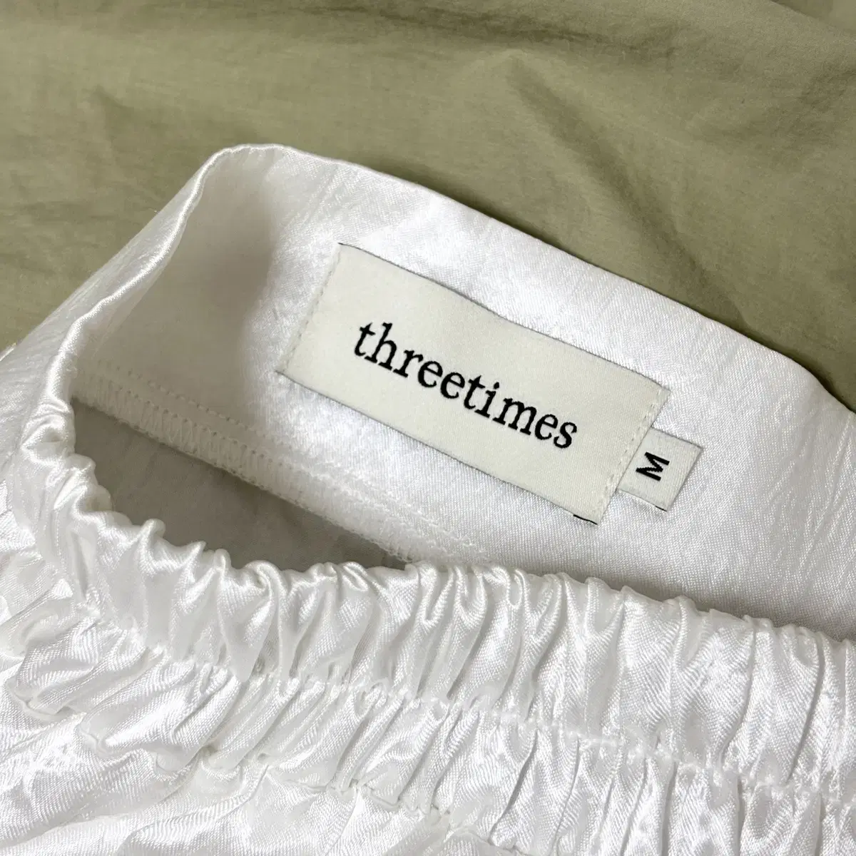 THREETIMES | 쓰리타임즈 Threetimes Ballerina Skirt White M