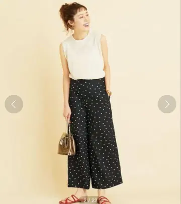 유나이티드 애로우즈 도트 팬츠 S