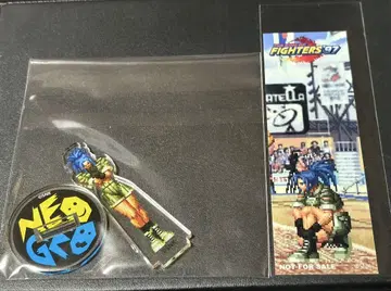 KOF 97 아크릴 스탠드 책갈피 레오나 하이데른 2세트