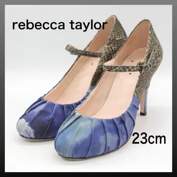 레베카 테일러 펌프스 23cm 블루 REBECCA TAYLOR