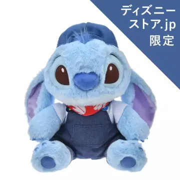 [디즈니 스토어 jp 한정판] 스티치 봉제 인형 Denim Stitch