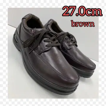 27.0cm 새상품 남성용 비즈니스 슈즈 와이드 슈즈 에어 슈즈 브라운