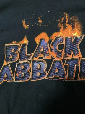 BLACK SABBATH 티셔츠 블랙 L 사이즈 오지 오스본 파라노이드