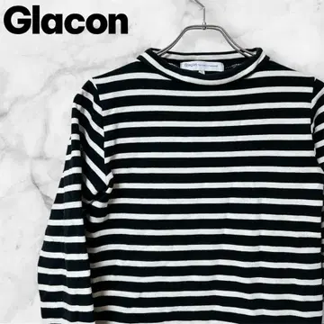 [ Glacon ] (1) / 여성용 티셔츠 보더 보트넥