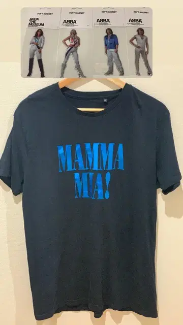ABBA MAMMA MIA! 티셔츠 마그넷 4개 아바 맘마 미아!