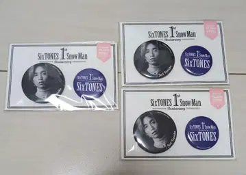 SixTONES 1st Anniversary 캔뱃지 세트 다나카 키