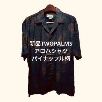 새상품 USA제 TWOPALMS 투팜스 알로하 셔츠 파인애플 패턴