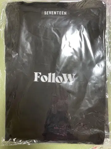 미사용 새상품! 세븐틴 Follow 티셔츠 L 사이즈