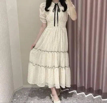 AnMiLLE 안미르 시어 도트 OP 원피스 화이트