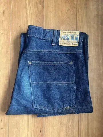 프리즌 블루스 PRSN BLU 다크 블루 데님 팬츠